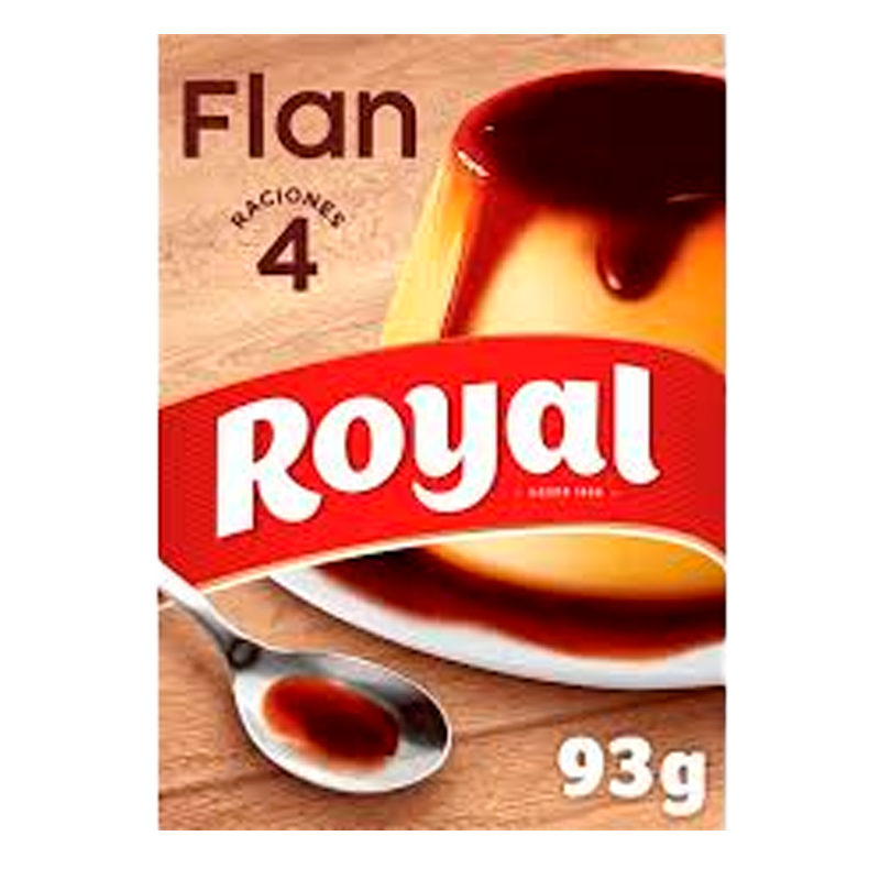 100041 ROYAL FLAN CON CARAMELO 4 RAC. 93GR