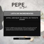 APPEL ARENQUE TOMATE 200 GR.