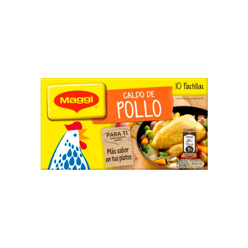 11694 MAGGI CALDO DE POLLO 10 PASTILLAS 105GR