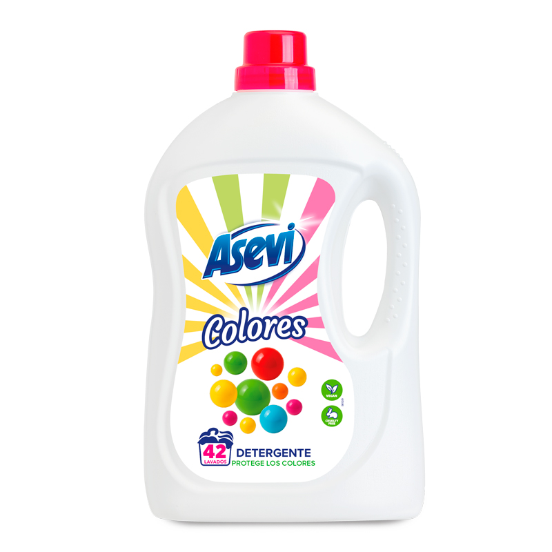19819 ASEVI DETERGENTE LIQUIDO COLORES 40+4 DOSIS