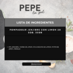 POMPADOUR JENJIBRE CON LIMON 20S