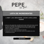LINDT LES GRANDES LECHE AVELLANA 150GR.