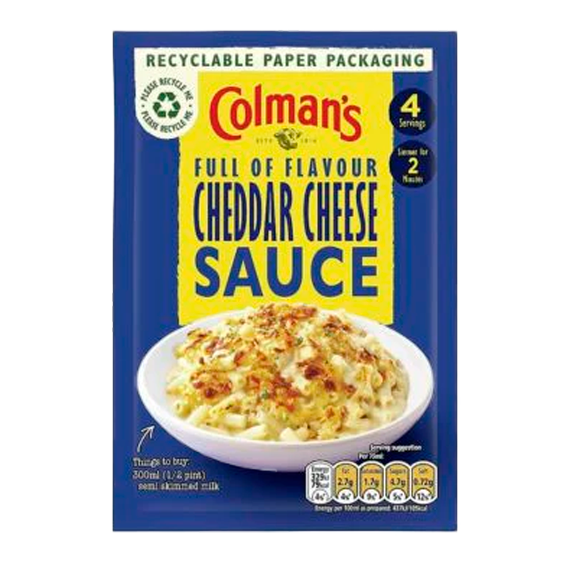 30850 COLMANS S.QUESO CHEDDAR POLVO 40g