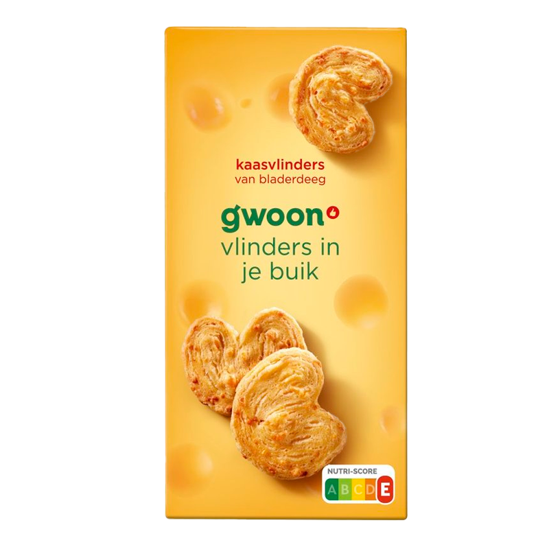4511 GWOON KAASVLINDERS PALMERITAS QUESO 100GR