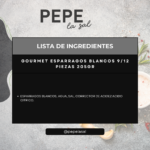 GOURMET ESPARRAGOS BLANCOS 9/12PIEZAS 345GR