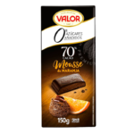 VALOR CHOC. S/AZUCAR MOUSSE NARANJA 150GR.