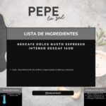 16702 CAFE DOLCE GUSTO ESPRESSO INTENSO DESCAF 16UD
