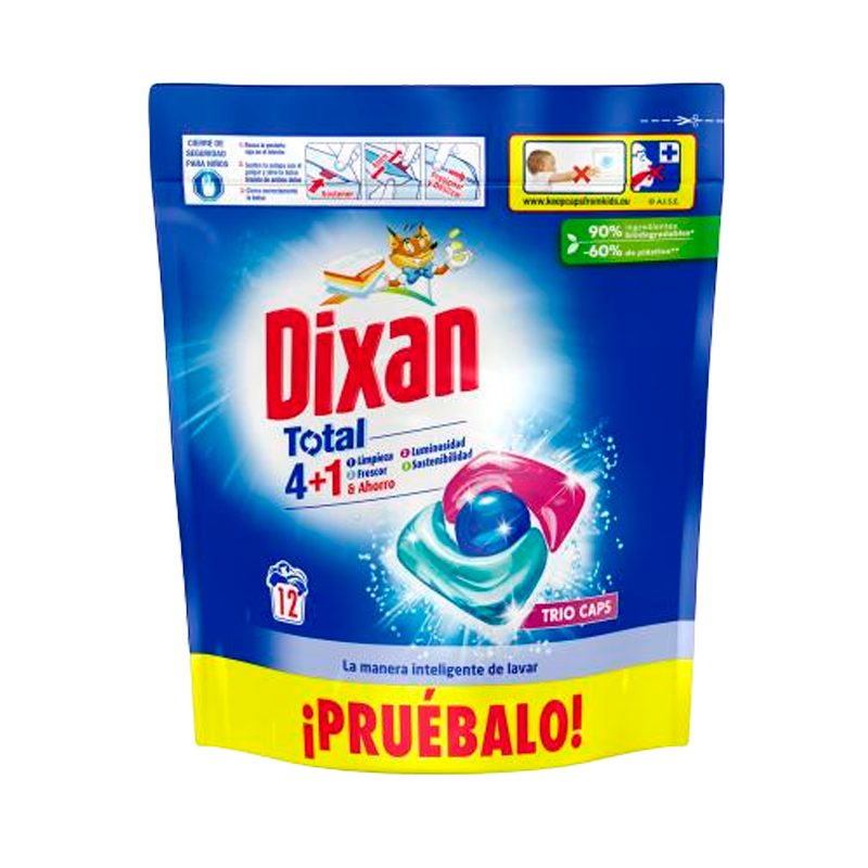 29150 DIXAN DETERGENTE TRIO CAPS 12 DOSIS
