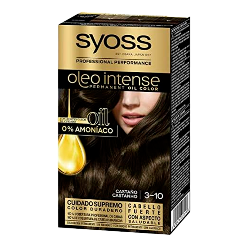 31644 SYOSS INTENSE OIL COLOUR 3-10 CHESTNUT BROWN