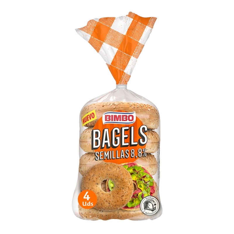 30665 BIMBO THOMAS BAGELS SEMILLAS 4 UDS 300 GR