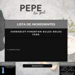 32759 HERBODIET PIMENTON DULCE BOLSA 70GR