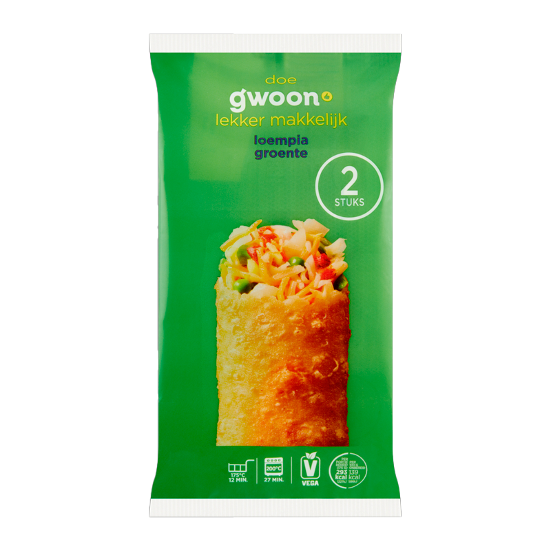 33096 GWOON LOEMPIA GROENTE 350GR