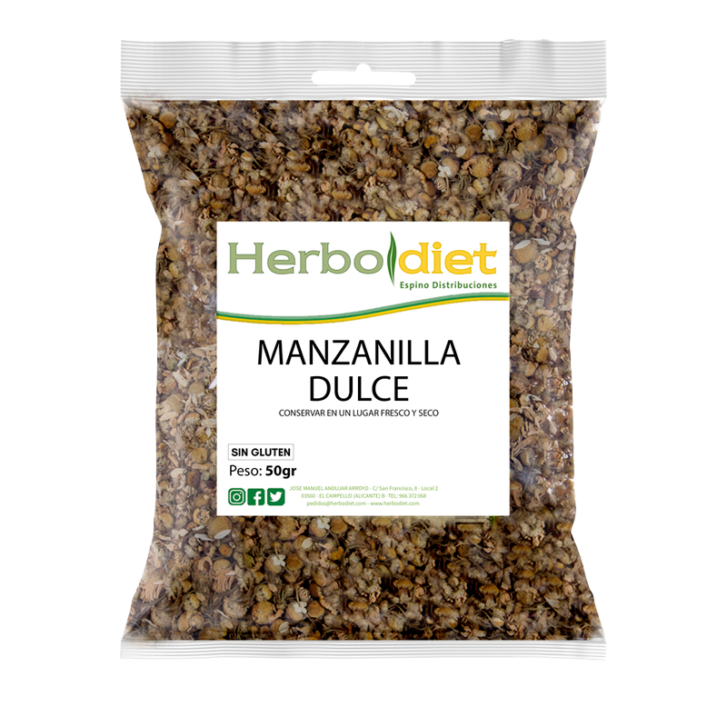 33279 HERBODIET INFUSION MANZANILLA DULCE 50GR BOLSA