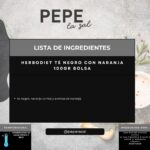 33288 HERBODIET TÉ NEGRO CON NARANJA 100GR BOLSA