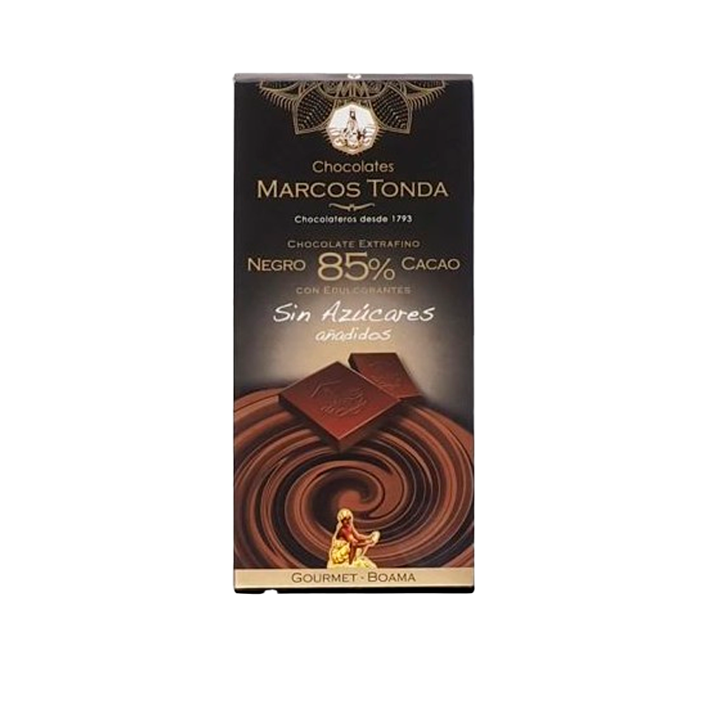33441 MARCOS TONDA DUNKLE SCHOKOLADE 85% GOURMET 100GR