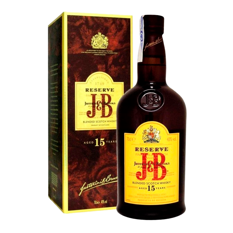 14003 J&B WHISKY RESERVA 15 AÑOS 70CL