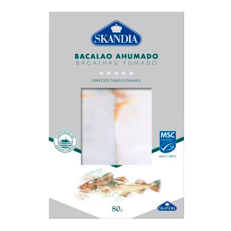 33543 SKANDIA BACALAO AHUMADO 80 GR