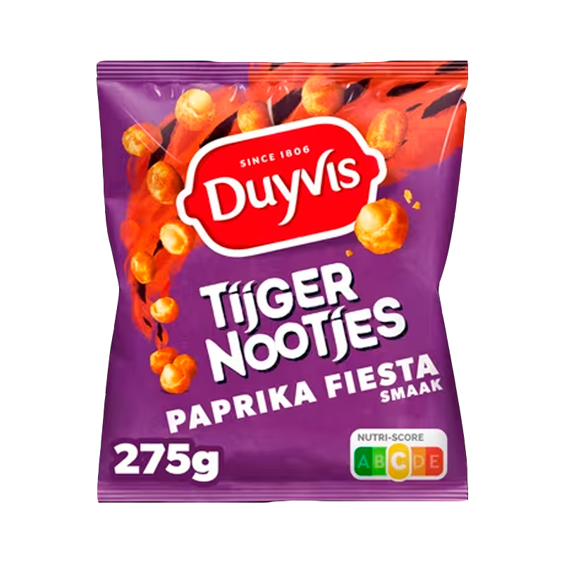 33581 DUYVIS BORREL NOOTJES PAPRIKA FIESTA 275GR
