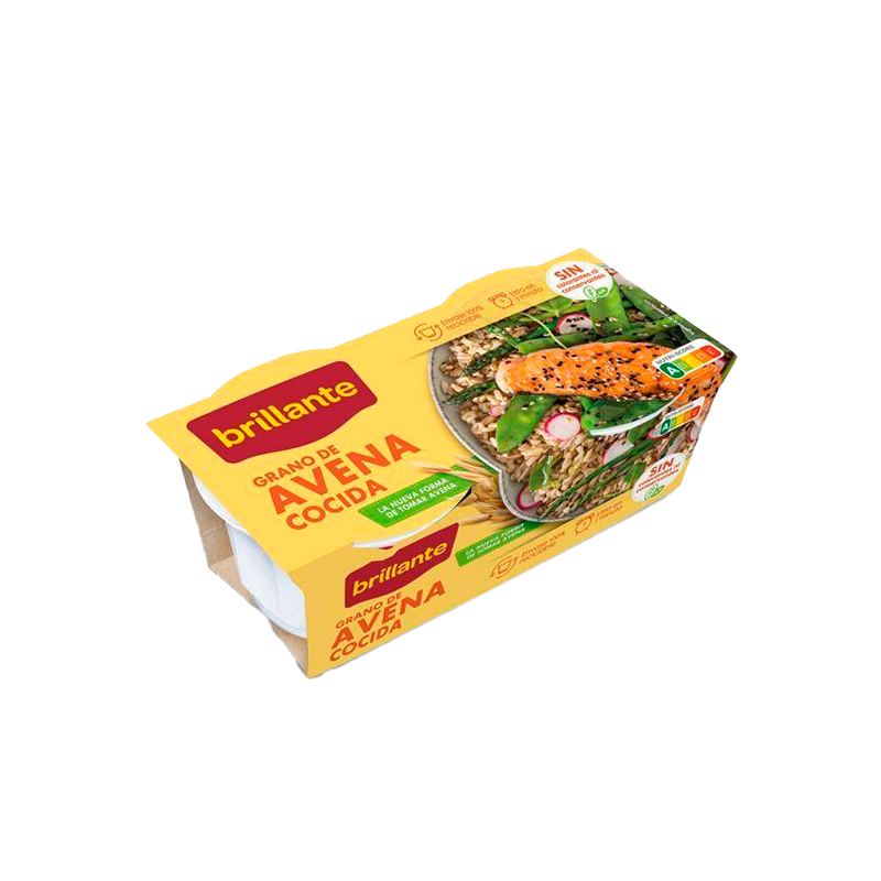33589 BRILLANTE GRANO AVENA COCIDA 2X125GR