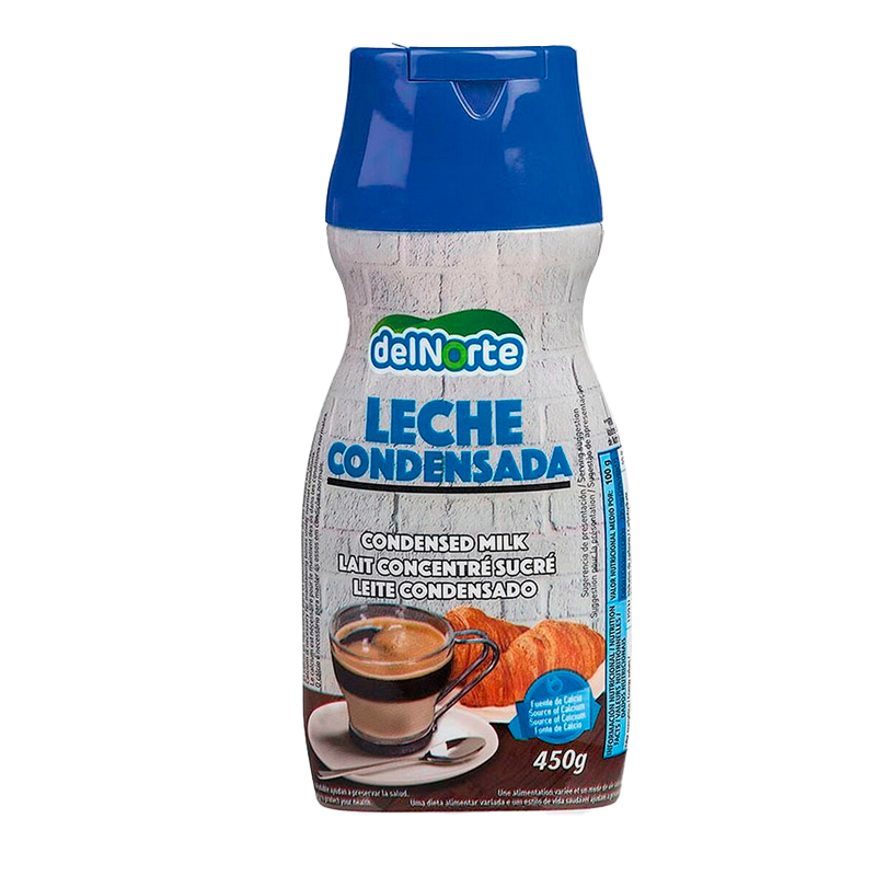 33806 DELNORTE LECHE CONDENSADA ANTIGOTEO 450G