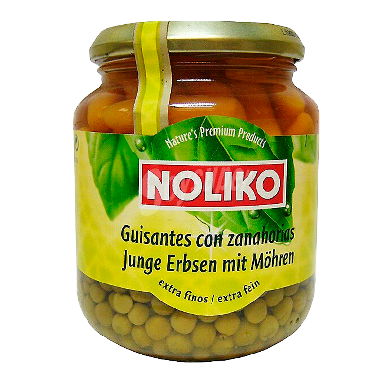 101937 NOLIKO PETITS POIS AVEC CAROTTES 340GR