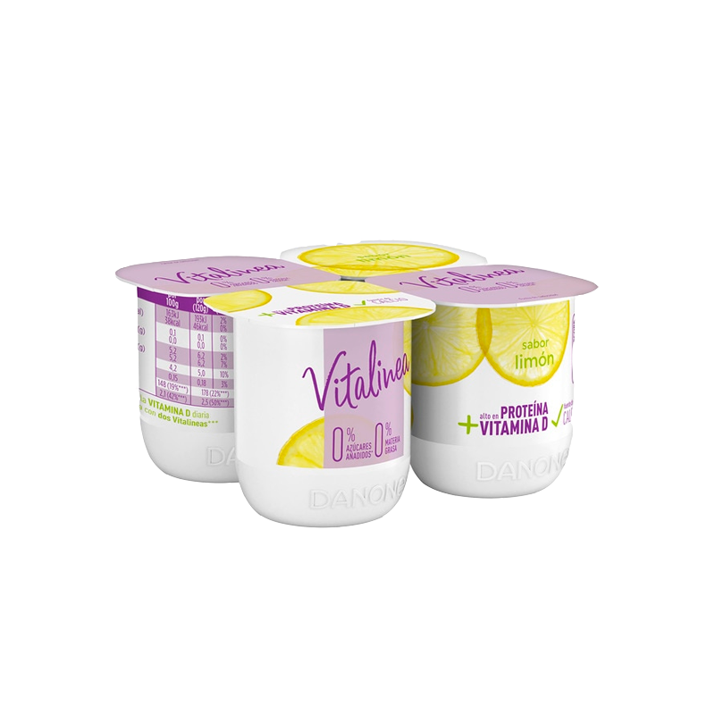 11249 DANONE VITALINEA 0% SABOR LIMON PACK 4