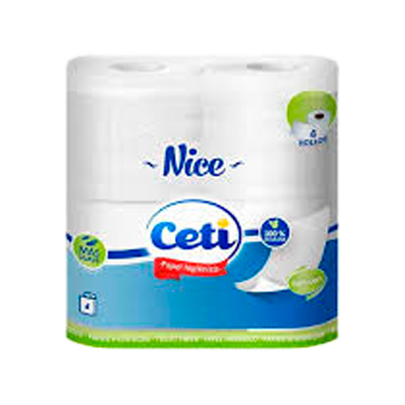 123658 CETI NICE TOILET PAPER X4