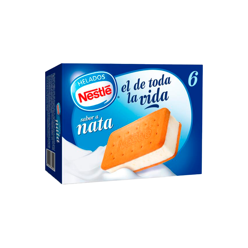 12542 NESTLE SANDWICH LA LECHERA NATA 6UD