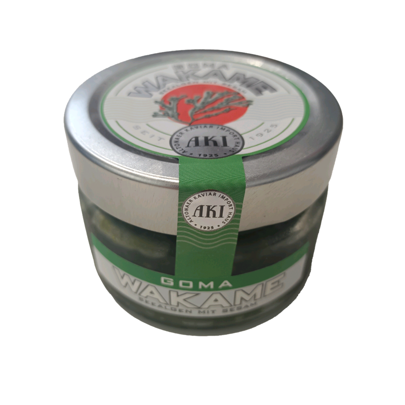 22649 AKI MARINIERTER GRÜNER SEETANG MIT SESAM 100GR