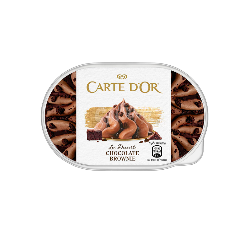 23349 KÜHLSCHRANK CARTE D'OR BROWNIE 900ML