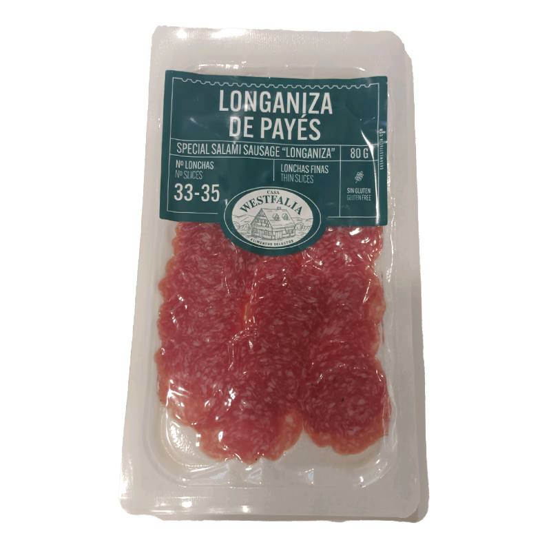 24601 WESTFALIA LONGANIZA DE PAYES LONCHEADO 80GR