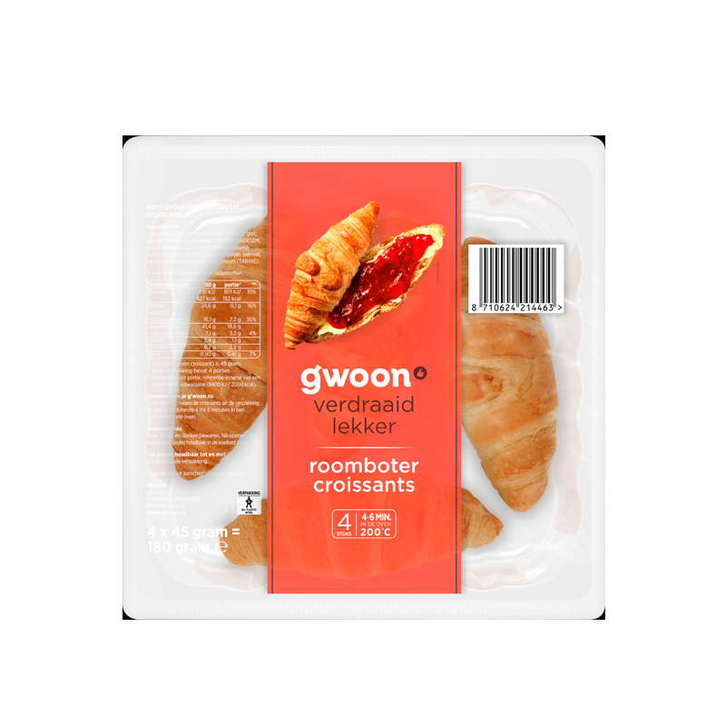 26096 GWOON HÖRNCHEN 4 STÜCK 180GR