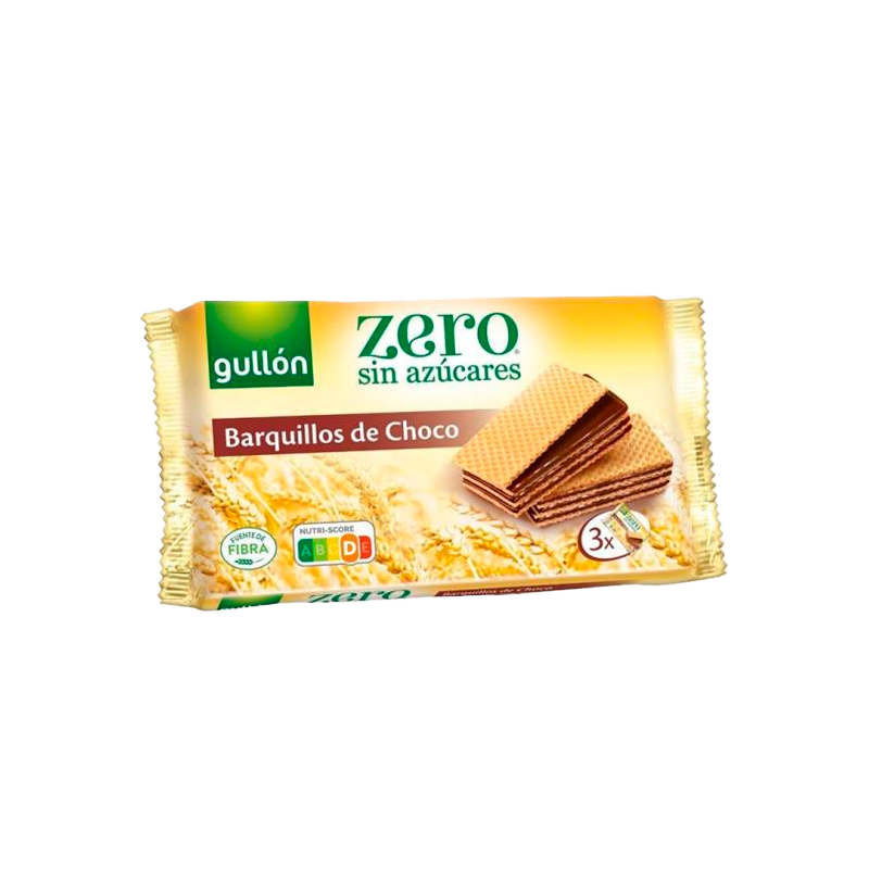 26135 GULLON WAFEL ONGEZOETE CHOCOLADE 180GR