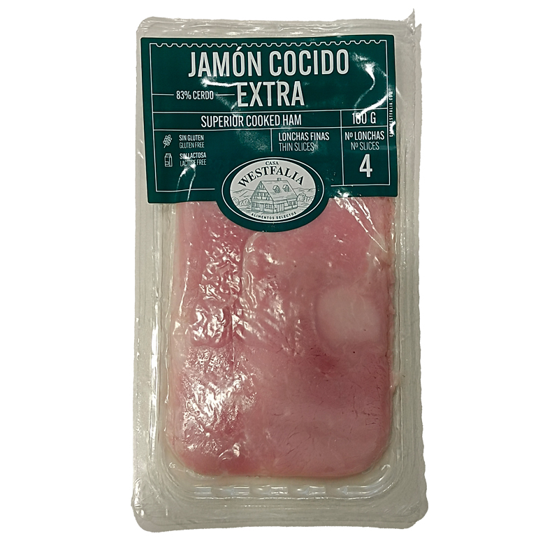 27038 WESTFALIA JAMON COC. GESCHNITTENES HORN EXTRA 100GR