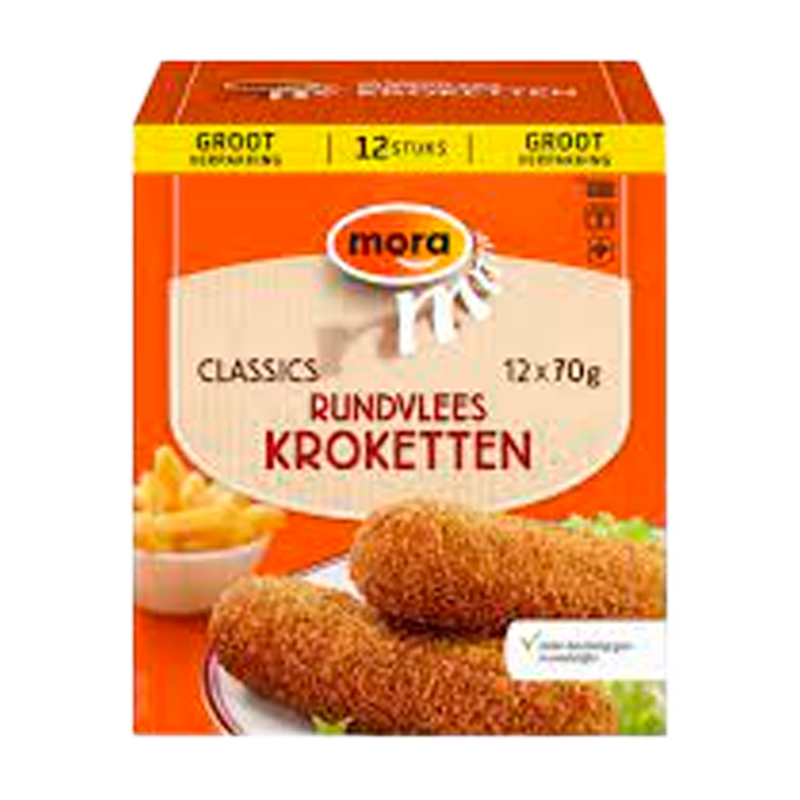 27840 BROMBEER KROKETTEN RUNDVLEES 840GR