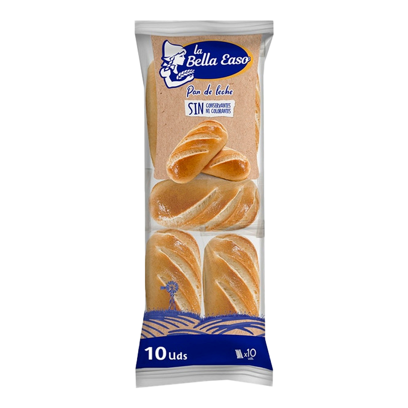 28690 LA BELLA EASO PAN LECHE 10 PCS. 350 GR
