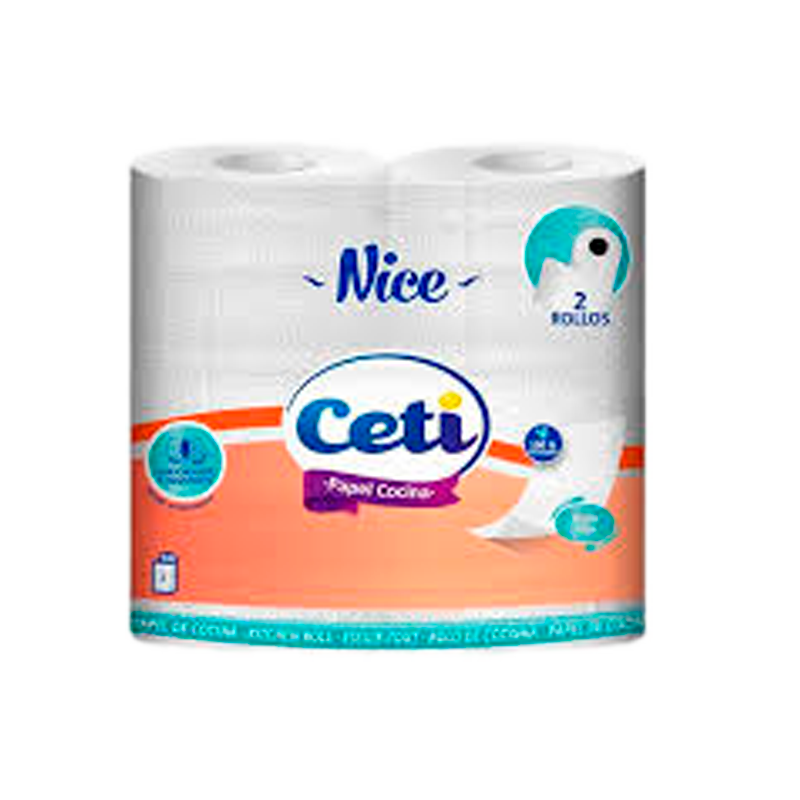 29533 CETI PAPEL COCINA BLANCO 2UD