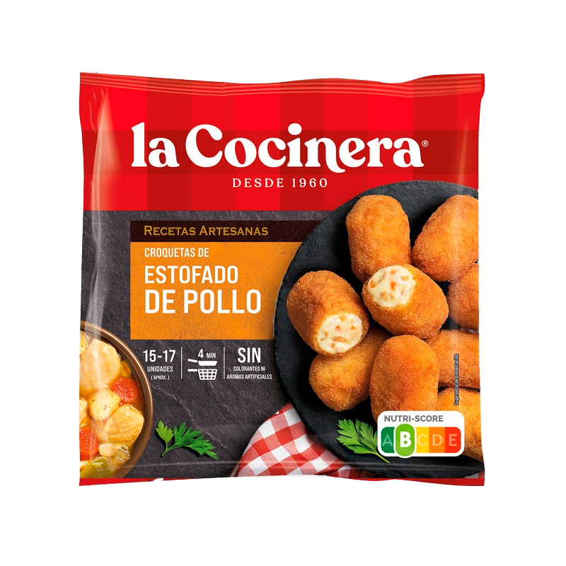 29747 L.COCINERA CROQUETAS ARTESANAS POLLO 500GR