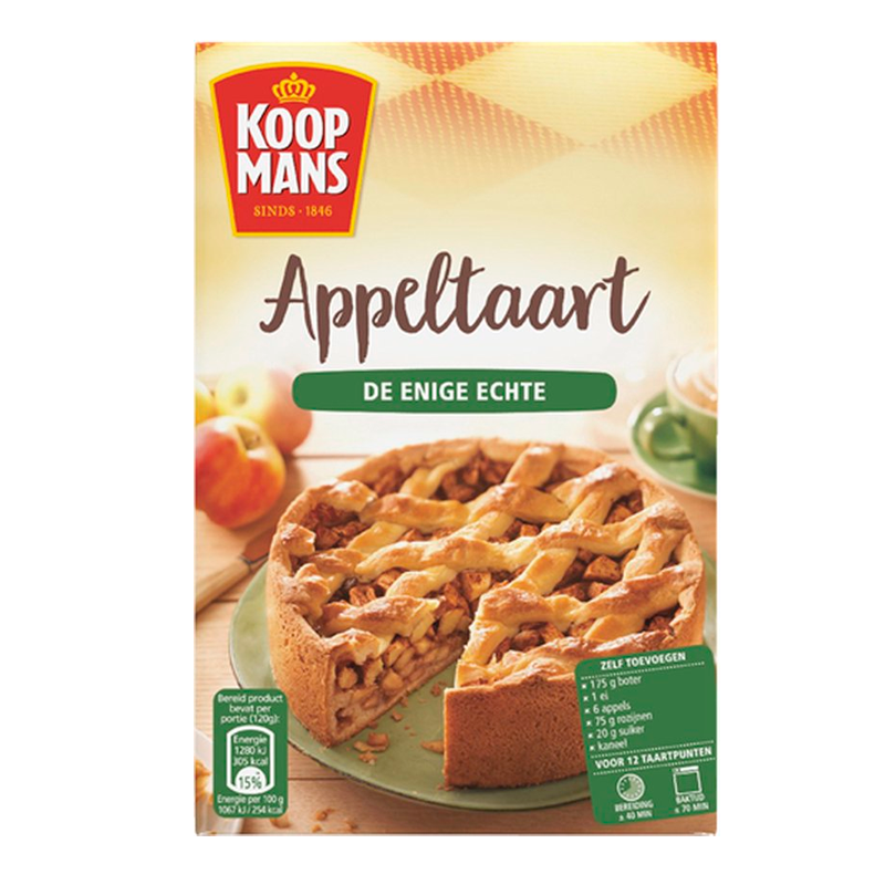 31874 KOOPMANS APPELTAART DE ENIGE ECHTE 440GR