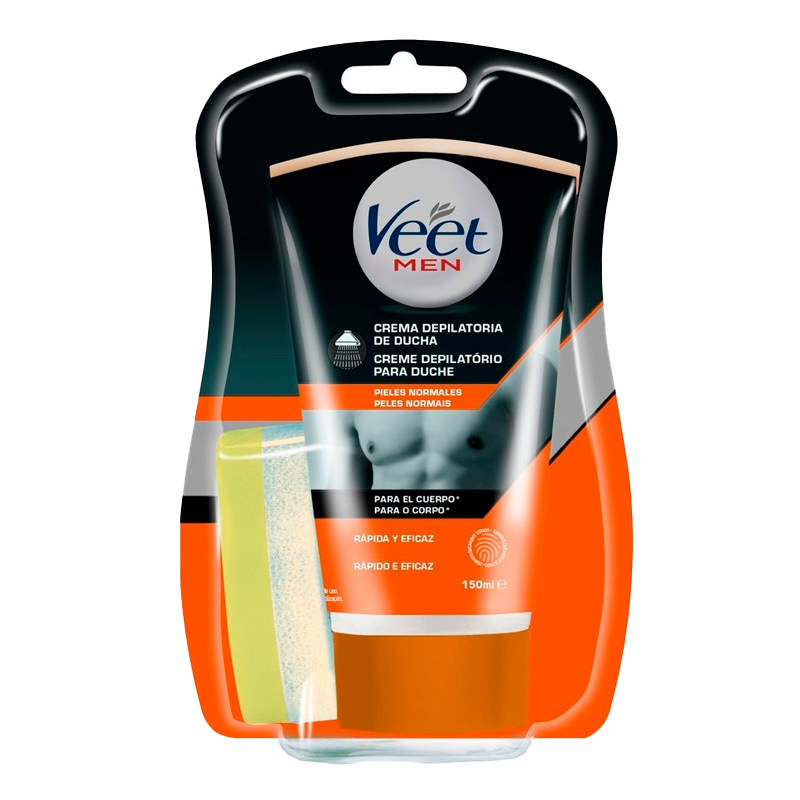 32579 VEET CRÈME DE DOUCHE DÉPILATOIRE POUR HOMMES 150ML