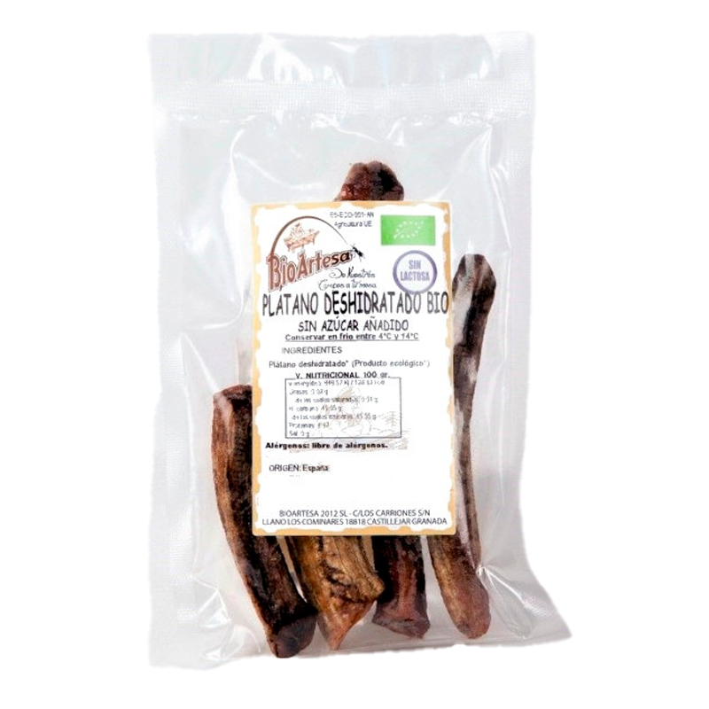 32641 BIOARTESA PLATANO DESHIDRATADO 100GR