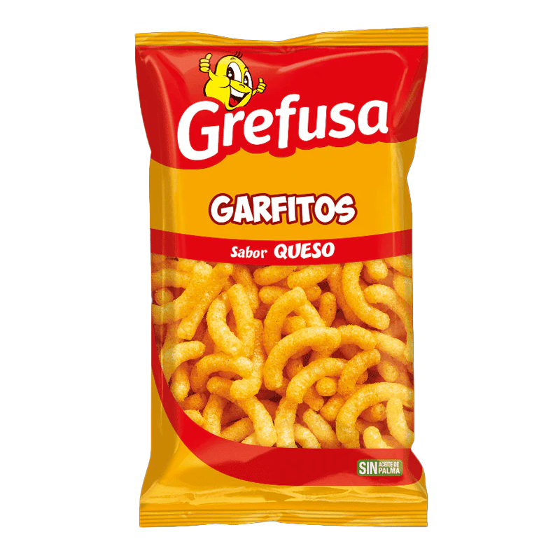 32699 GREFUSA GARFITOS SABOR QUESO 88GR
