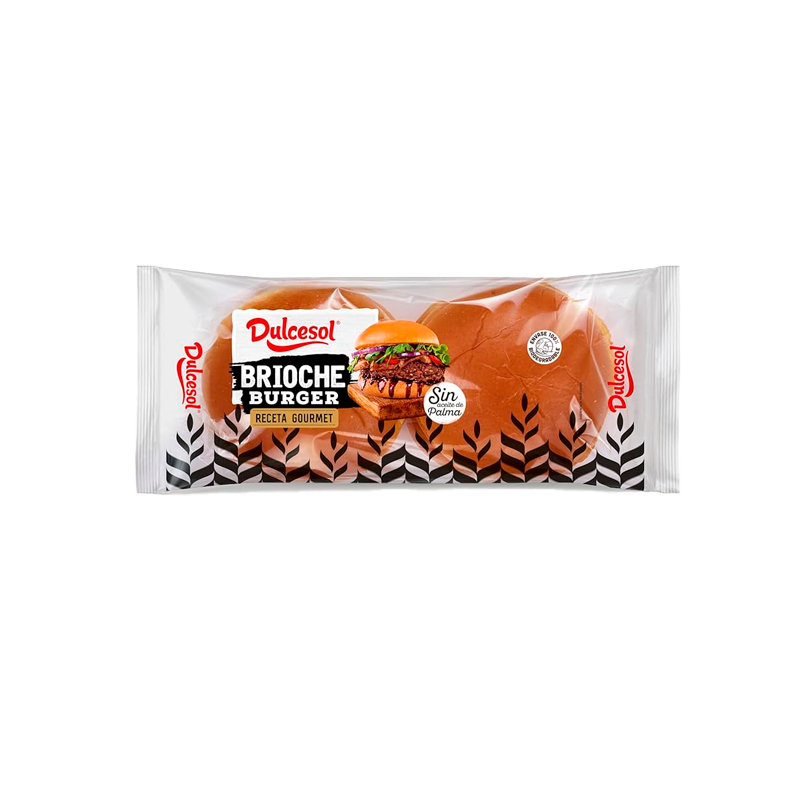 33891 DULCESOL BURGUER BRIOCHE 340GR