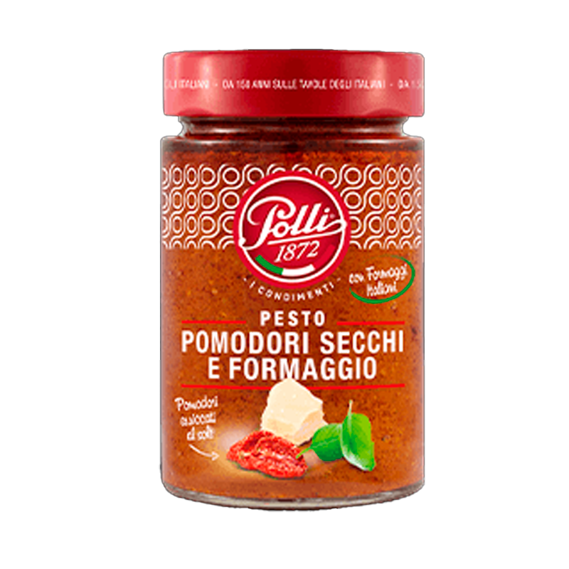 34085 POLLI POLLI PESTO POMODORI SECCHI E FORMAGGIO 190GR