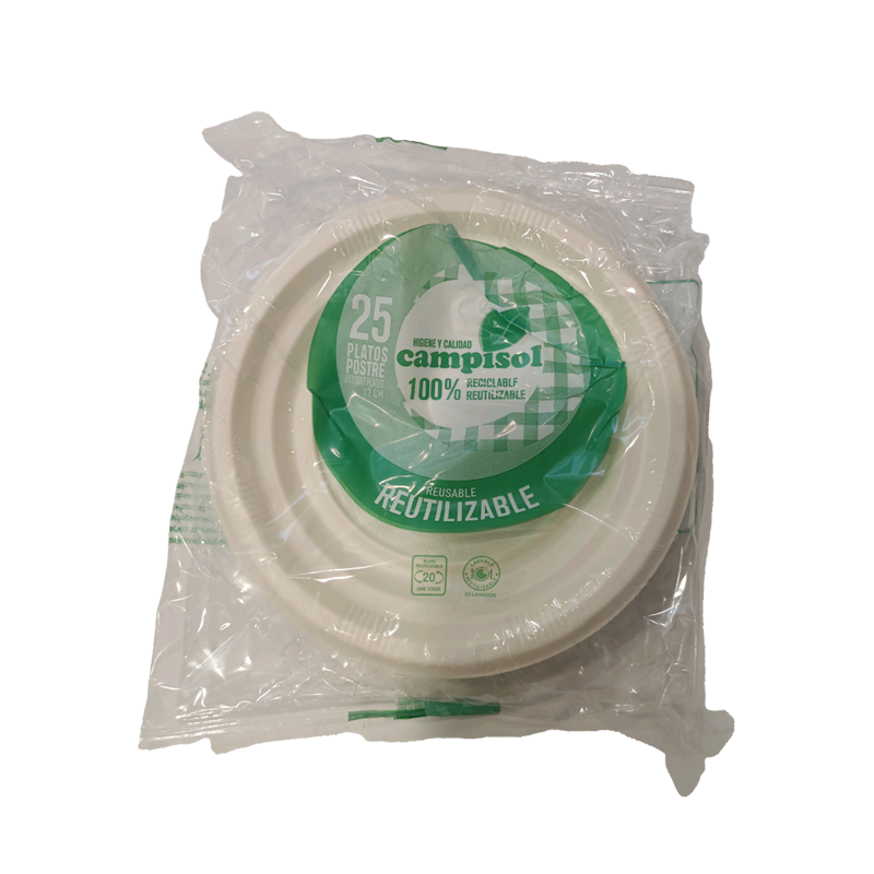 34556 CAMPISOL DESSERT PLATES 25UND
