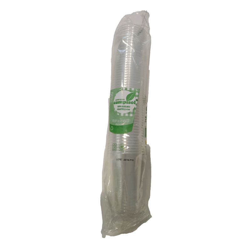 34560 CAMPISOL TRANSPARENTER BECHER 50UND