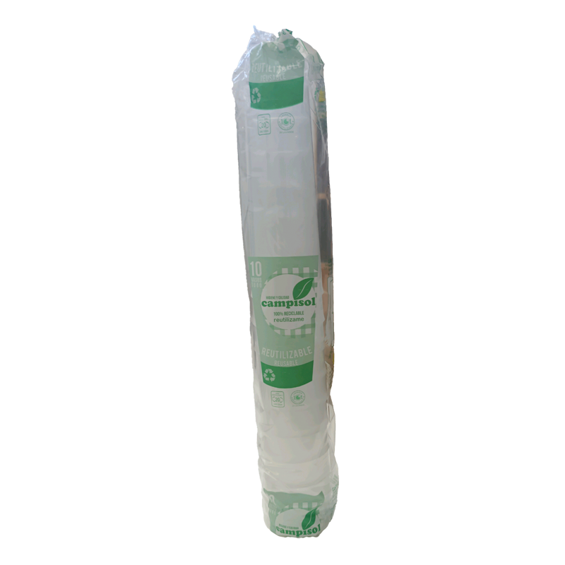 34564 CAMPISOL VASOS DE TUBO 10UND