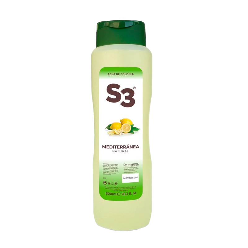 34744 S3 MEDITERRANE EAU DE COLOGNE 600ML