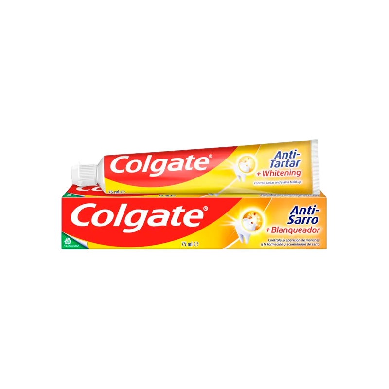 35009 COLGATE DENTIFRICO ANTISARRO + BLANQUEADOR 75ML