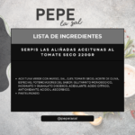 35107 SERPIS LAS ALIÑADAS ACEITUNAS AL TOMATE SECO 220GR
